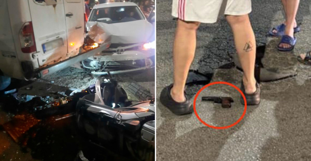 Σκηνές φαρ ουέστ στο Περιστέρι: Συνεπιβάτης μηχανής πυροβόλησε οδηγό Ι.Χ.