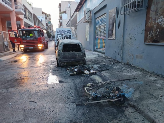 Φωτιά σε σταθμευμένο ΙΧ στον Κεραμεικό