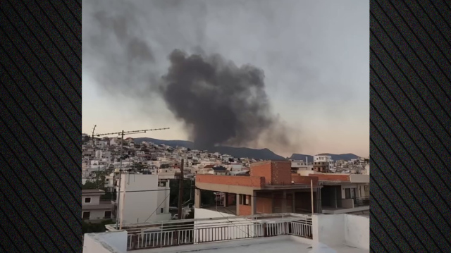 Φωτιά σε βιοτεχνία στα Μέγαρα