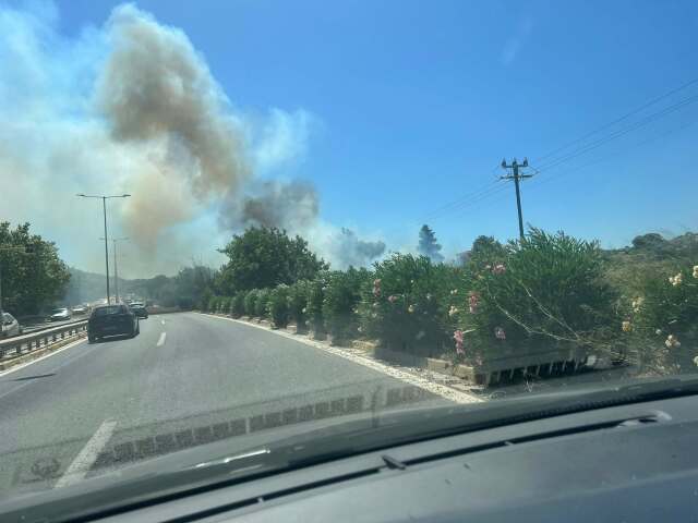 Φωτιά στη Λεωφόρο Μαραθώνος στη Ραφήνα - 112 για εκκένωση τριών οικισμών, δείτε φωτογραφίες