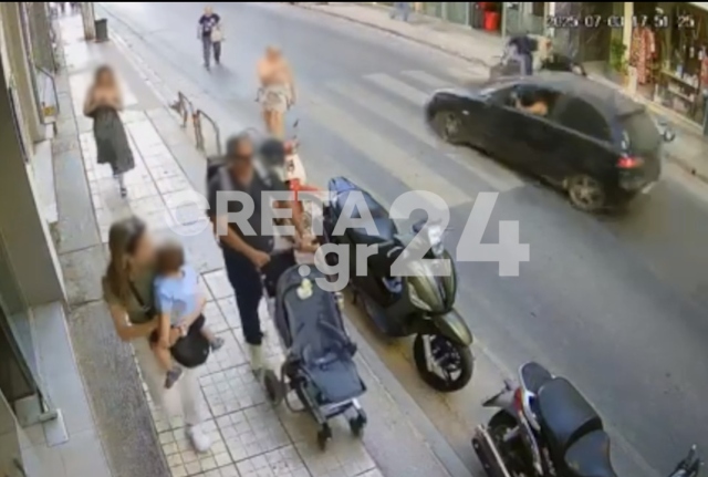 Ηράκλειο: Συνελήφθη ο ανήλικος οδηγός του ΙΧ που εμβόλισε διανομέα