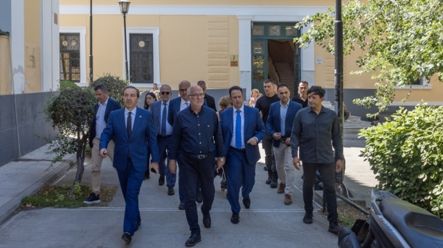 Η πολιτική ηγεσία του υπουργείου Δικαιοσύνης επιθεώρησε την ανακαίνιση της πρώην Σχολής Ευελπίδων