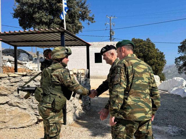 Επίσκεψη αρχηγού ΓΕΣ στην 95 Ανώτερη Διοίκηση Ταγμάτων Εθνοφυλακής