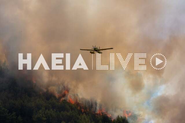 Μαίνεται η φωτιά σε δασική έκταση στα Αστεραίικα Αμαλιάδας, ενισχύθηκαν οι δυνάμεις της Πυροσβεστικής - Δείτε βίντεο
