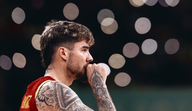 Juancho Hernangomez Prepares for Spain Match in Athens