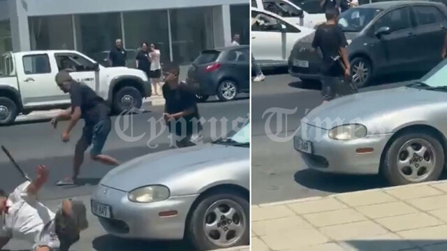 Κύπρος: Άγριο ξύλο Ελληνοκυπρίων και Κούρδων στη μέση του δρόμου - Δείτε βίντεο
