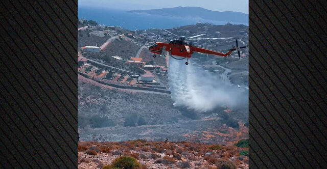 Υπό έλεγχο η φωτιά στην περιοχή Πόρτο Εννιά στην Κερατέα - Σηκώθηκαν 3 εναέρια