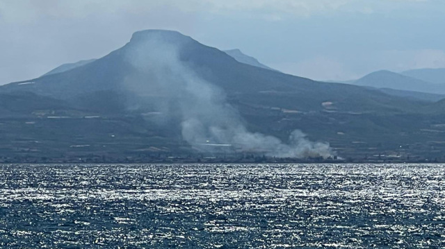 Φωτιά τώρα στην Κορινθία - Καίει ανάμεσα σε Άσσο και Λέχαιο