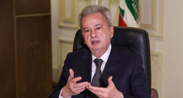 Ο πρώην διοικητής της κεντρικής τράπεζας του Λιβάνου κατέβαλε εγγύηση $14 εκατ. για να αποφυλακιστεί