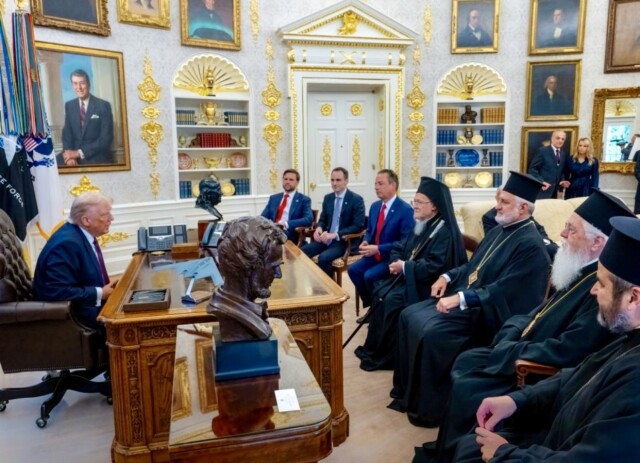 Αρχιεπίσκοπος Ελπιδοφόρος: Είμαι βαθιά ευγνώμων στον Πρόεδρο Τραμπ για το θέμα της Θεολογικής Σχολής της Χάλκης