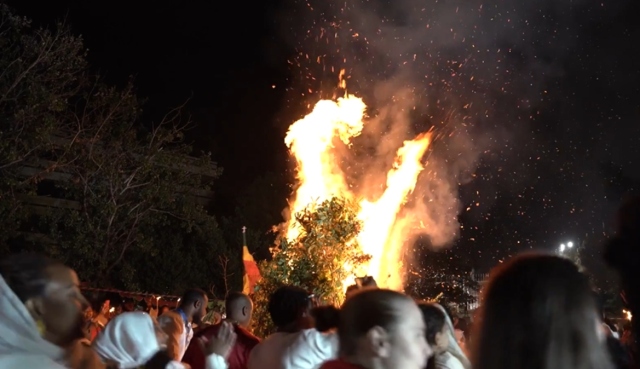 Οι Αιθίοπες γιόρτασαν το Μεσκέλ με φλόγες, χορό και τραγούδι στο Ζάππειο - Δείτε βίντεο