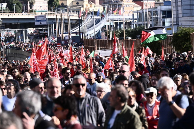 Ιταλία: Γενική απεργία και διαδηλώσεις υπέρ της Γάζας μετά τον αποκλεισμό του στολίσκου