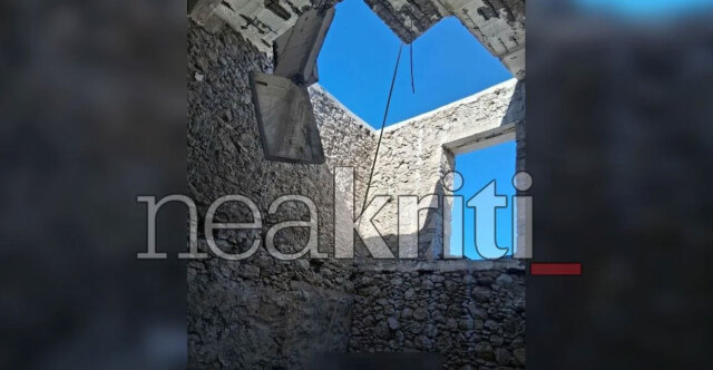 Κατέρρευσε τμήμα ταράτσας σπιτιού στον Μυλοπόταμο - Νεκρός 67χρονος