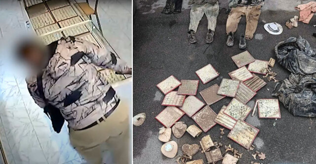 Βίντεο ντοκουμέντα από τους ληστές που επιτέθηκαν σε ιδιοκτήτη κοσμηματοπωλείου στη Ρόδο - «Σάρωσαν» το κατάστημα