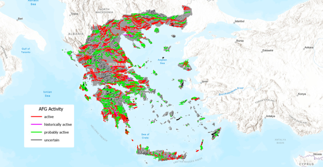 Ιδού ο σεισμικός χάρτης με όλα τα ρήγματα στην Ελλάδα: 3.600 ενεργά και πιθανώς ενεργά, υπάρχουν και «μη ανιχνεύσιμα»