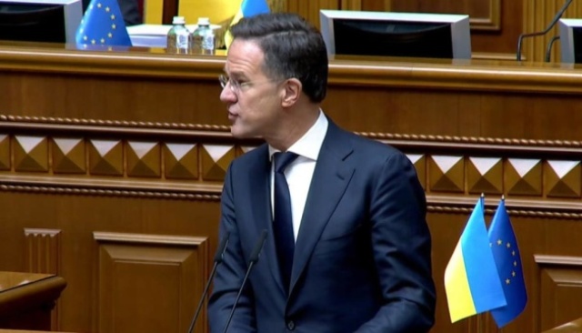 &Sigma;&tau;&omicron; &Kappa;ί&epsilon;&beta;&omicron; &omicron; &Rho;&omicron;ύ&tau;&epsilon;, &mu;ί&lambda;&eta;&sigma;&epsilon; &sigma;&tau;&omicron; &omicron;&upsilon;&kappa;&rho;&alpha;&nu;&iota;&kappa;ό &kappa;&omicron;&iota;&nu;&omicron;&beta;&omicron;ύ&lambda;&iota;&omicron;: &laquo;&Eta; &sigma;&tau;ή&rho;&iota;&xi;&eta; &pi;&rho;&omicron;&sigmaf; &tau;&eta;&nu; &Omicron;&upsilon;&kappa;&rho;&alpha;&nu;ί&alpha; &pi;&alpha;&rho;&alpha;&mu;έ&nu;&epsilon;&iota; &alpha;&kappa;&lambda;ό&nu;&eta;&tau;&eta;&raquo;