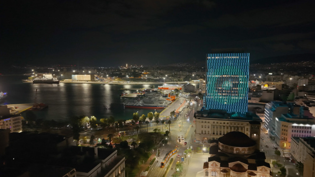 Ο ΠΥΡΓΟΣ ΤΟΥ ΠΕΙΡΑΙΑ ΣΤΑ ΧΡΩΜΑΤΑ ΤΗΣ ALLWYN