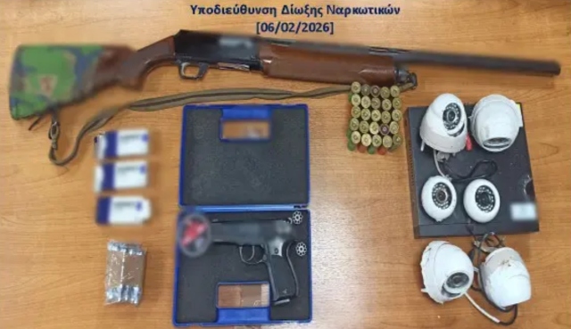 ΑΝΩ ΛΙΟΣΙΑ: 66ΧΡΟΝΟΣ ΣΥΝΕΛΗΦΘΗ ΜΕ ΝΑΡΚΩΤΙΚΑ, ΟΠΛΑ ΚΑΙ ΠΥΡΟΜΑΧΙΚΑ