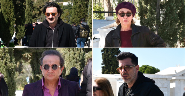 &Sigma;&upsilon;&gamma;&gamma;&epsilon;&nu;&epsilon;ί&sigmaf; &kappa;&alpha;&iota; &phi;ί&lambda;&omicron;&iota; &alpha;&pi;&omicron;&chi;&alpha;&iota;&rho;έ&tau;&eta;&sigma;&alpha;&nu; &tau;&omicron;&nu; &Gamma;&iota;ώ&rho;&gamma;&omicron; &Mu;&alpha;&rho;ί&nu;&omicron; &sigma;&tau;&omicron; &kappa;&omicron;&iota;&mu;&eta;&tau;ή&rho;&iota;&omicron; &Beta;&omicron;ύ&lambda;&alpha;&sigmaf;, &delta;&epsilon;ί&tau;&epsilon; &phi;&omega;&tau;&omicron;&gamma;&rho;&alpha;&phi;ί&epsilon;&sigmaf; &kappa;&alpha;&iota; &beta;ί&nu;&tau;&epsilon;&omicron;