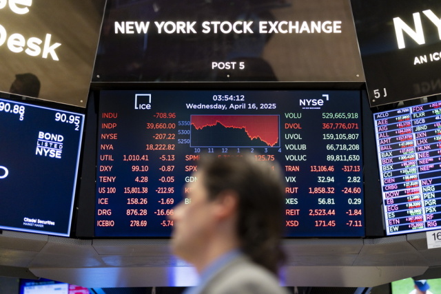 Wall Street: Βαριές απώλειες στους δείκτες καθώς δεν φαίνεται τερματισμός του πολέμου 
