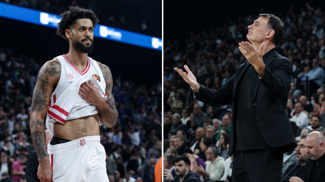 Έντονος διάλογος Μπαρτζώκα με Ντόρσεϊ μετά από επιθετικό φάουλ του γκαρντ του Ολυμπιακού, βίντεο 