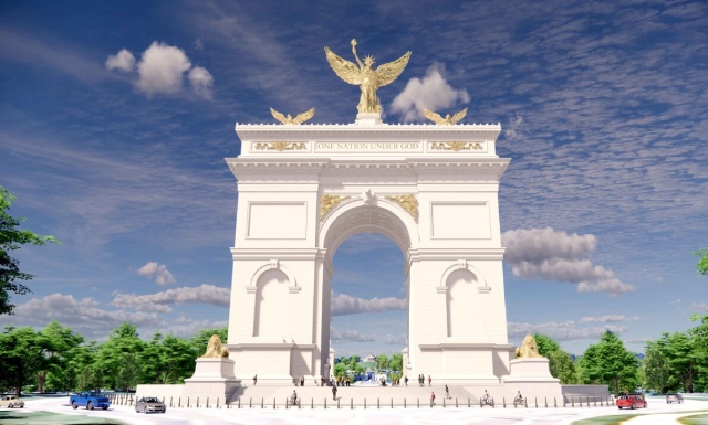 Ο ΤΡΑΜΠ ΠΑΡΟΥΣΙΑΣΕ ΤΑ ΣΧΕΔΙΑ ΤΟΥ ΓΙΑ ΜΙΑ ΤΕΡΑΣΤΙΑ ΑΨΙΔΑ ΣΤΗΝ ΟΥΑΣΙΝΓΚΤΟΝ