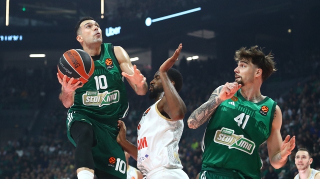 Euroleague: &Mu;&epsilon;&gamma;ά&lambda;&eta; &mu;ά&chi;&eta; &gamma;&iota;&alpha; &tau;&omicron;&nu; &Pi;&alpha;&nu;&alpha;&theta;&eta;&nu;&alpha;ϊ&kappa;ό &alpha;&pi;ό&psi;&epsilon; &kappa;ό&nu;&tau;&rho;&alpha; &sigma;&tau;&eta; &Mu;&omicron;&nu;&alpha;&kappa;ό &mu;&epsilon; &sigma;&tau;ό&chi;&omicron; &tau;&alpha; &pi;&lambda;έ&iota; &omicron;&phi;