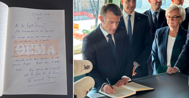 &Tau;&omicron; &chi;&epsilon;&iota;&rho;ό&gamma;&rho;&alpha;&phi;&omicron; &mu;ή&nu;&upsilon;&mu;&alpha; &Mu;&alpha;&kappa;&rho;ό&nu; &sigma;&tau;&eta; &phi;&rho;&epsilon;&gamma;ά&tau;&alpha; &laquo;&Kappa;ί&mu;&omega;&nu;&raquo;: &Epsilon;&nu;&omega;&mu;έ&nu;&omicron;&iota; &sigma;&tau;&omicron; ό&nu;&omicron;&mu;&alpha; &tau;&eta;&sigmaf; &phi;&iota;&lambda;ί&alpha;&sigmaf; &kappa;&alpha;&iota; &tau;&omega;&nu; &kappa;&omicron;&iota;&nu;ώ&nu; &sigma;&chi;&epsilon;&delta;ί&omega;&nu; &Epsilon;&lambda;&lambda;ά&delta;&alpha;&sigmaf; - &Gamma;&alpha;&lambda;&lambda;ί&alpha;&sigmaf;