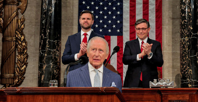 Ιστορική ομιλία του βασιλιά Καρόλου στο Κογκρέσο: Αναντικατάστατος και άρρηκτος ο δεσμός Μεγάλης Βρετανίας και ΗΠΑ 