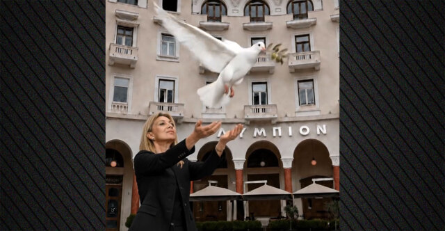 Η Καρυστιανού επιβεβαίωσε ότι ανακοινώνει κόμμα στις 21 Μαΐου με ένα AI βίντεο και ένα λευκό περιστέρι