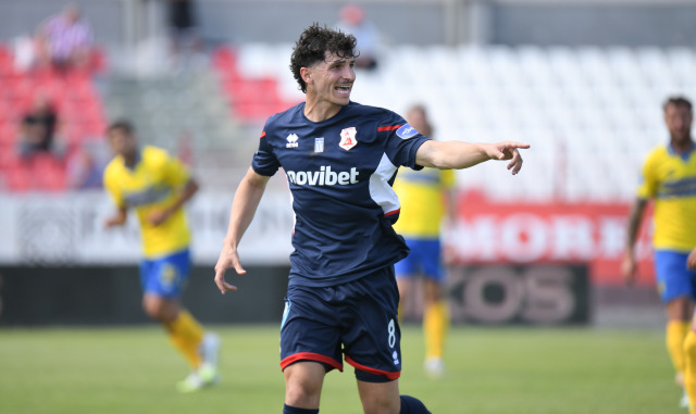 &Omicron; &Pi;&alpha;&nu;&sigma;&epsilon;&rho;&rho;&alpha;ϊ&kappa;ό&sigmaf; &alpha;&kappa;&omicron;&lambda;&omicron;ύ&theta;&eta;&sigma;&epsilon; &tau;&eta;&nu; &Alpha;&Epsilon;&Lambda; &sigma;&tau;&eta; Super League 2 - &Eta; &beta;&alpha;&theta;&mu;&omicron;&lambda;&omicron;&gamma;ί&alpha;