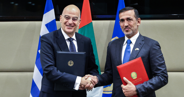 Επαφές και υπογραφές για την εμβάθυνση της συνεργασίας Ελλάδας - Ηνωμένων Αραβικών Εμιράτων