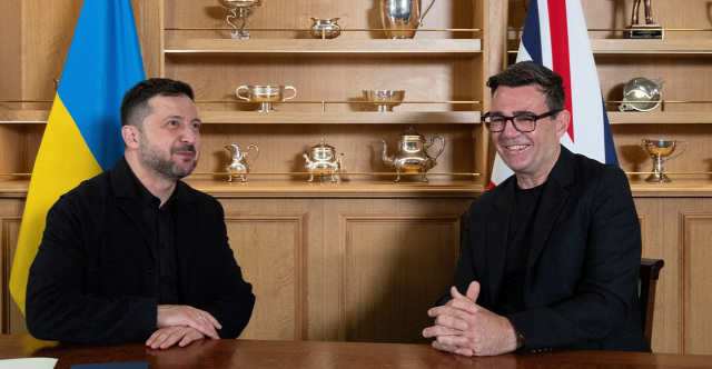 Ο Μπέρναμ συμφώνησε με τον Ζελένσκι για παροχή τεχνολογίας που θα προστατεύει τα ουκρανικά drones