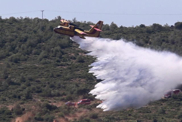 Φωτιά στον Τύρναβο, σηκώθηκαν 4 εναέρια | Επικαιρότητα στο PlusTV.gr