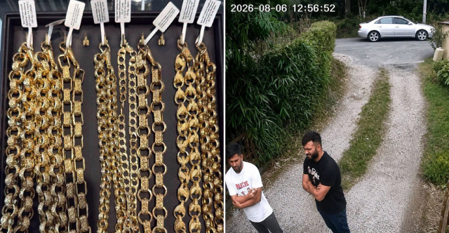 Βίντεο: Έκλεψαν χρυσές αλυσίδες 70.000 ευρώ σε τρία λεπτά και ξυλοκόπησαν τον κοσμηματοπώλη που τους κυνήγησε στη Βρετανία