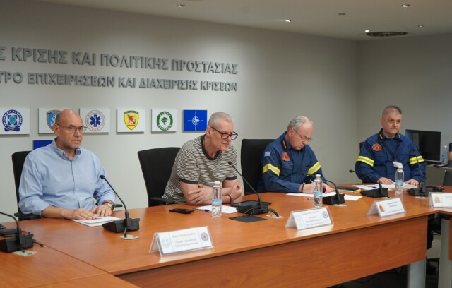 Συνεδρίασε η Επιτροπή Εκτίμησης Κινδύνου λόγω των υψηλών θερμοκρασιών και της ενίσχυσης των ανέμων