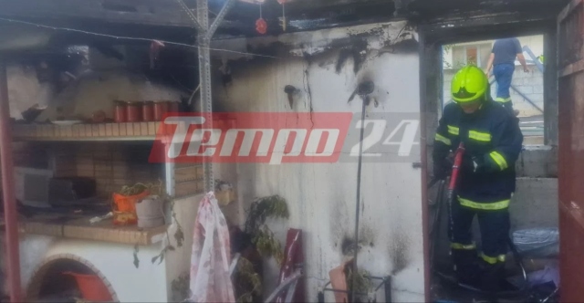 ΕΚΡΗΞΗ ΦΙΑΛΗΣ ΥΓΡΑΕΡΙΟΥ ΣΕ ΣΠΙΤΙ ΣΤΗΝ ΠΑΤΡΑ: ΓΥΝΑΙΚΑ ΠΡΟΛΑΒΕ ΝΑ ΒΓΕΙ ΠΡΙΝ ΤΥΛΙΧΘΕΙ ΣΤΙΣ ΦΛΟΓΕΣ Η ΚΟΥΖΙΝΑ
