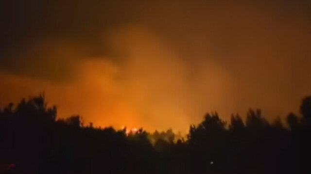 Skyros Forest Fire Triggers Evacuations as Winds Rage