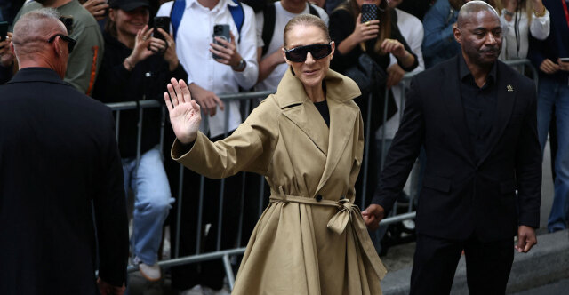 Celine Dion makes first public appearance in two years