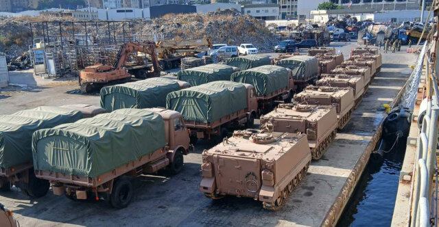 Η Ελλάδα παρέδωσε νέο στρατιωτικό υλικό στις Ένοπλες Δυνάμεις του Λιβάνου, δείτε φωτογραφίες