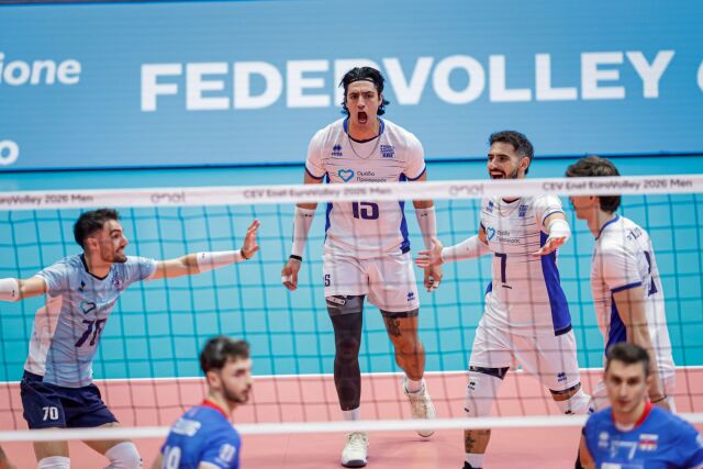 Ευρωβόλεϊ ανδρών: Η Ελλάδα νίκησε 3-1 τη Σλοβακία και περιμένει να μάθει τον αντίπαλό της στους 16, δείτε βίντεο