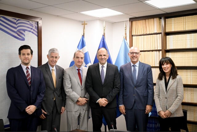 Συνάντηση Γεραπετρίτη με το American Jewish Committee - Στο επίκεντρο Ανατολική Μεσόγειος και Μέση Ανατολή 