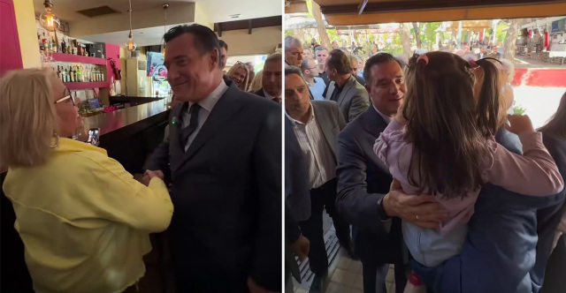 «Δείτε πόση αγάπη μου έδειξε ο κόσμος»: Στο Ίλιον ο Άδωνις Γεωργιάδης, «είσαι θεούλης» του είπε μια κάτοικος, βίντεο