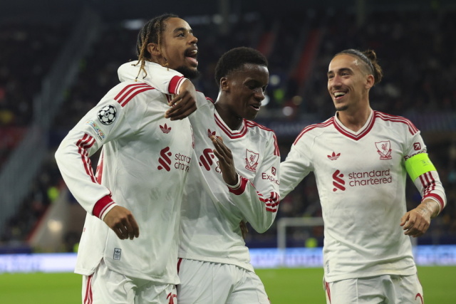 Champions League: Φοβερή Λίβερπουλ 6-3 τη ΛΑΣΚ στην Αυστρία με 2 ασίστ Τσιμίκα, σκόραρε ο Δουβίκας για την Κόμο, δείτε τα γκολ