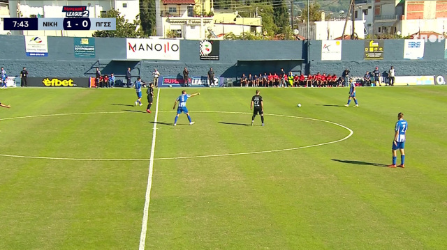 Superbet League 2: Ισοπαλία 1-1 για Νίκη Βόλου και Πανιώνιο, ο ΠΑΟΚ Β' 2-1 τον Απόλλωνα Καλαμαριάς, βίντεο