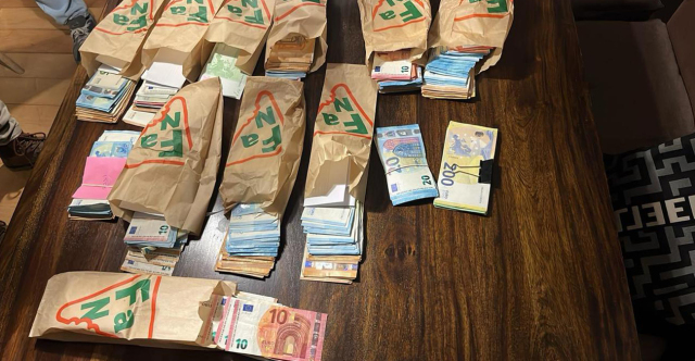 Σε σακουλάκια της Pizza Fan έκρυβε τα κέρδη από το κόλπο με τις αποδείξεις ο υπαρχηγός του κυκλώματος