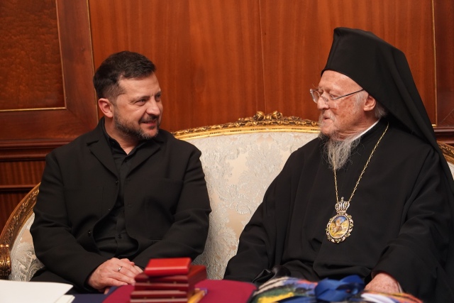 Συνάντηση Βαρθολομαίου - Ζελένσκι: Στήριξη στην Ουκρανία και έκκληση για επιστροφή των απαχθέντων παιδιών