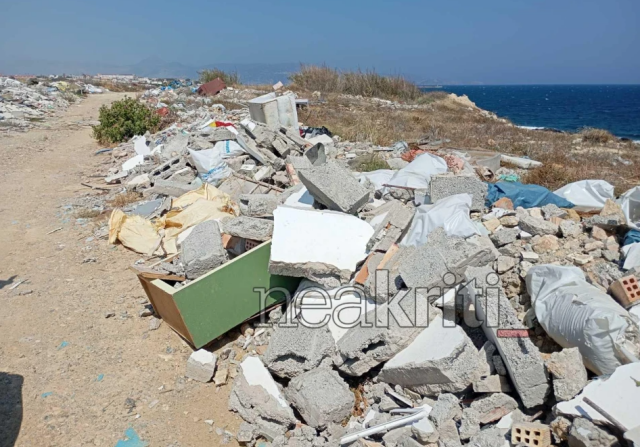 Βίντεο: Χωματερή με τόνους σκουπιδιών κοντά στο αεροδρόμιο του Ηρακλείου - Αντιδρούν οι κάτοικοι