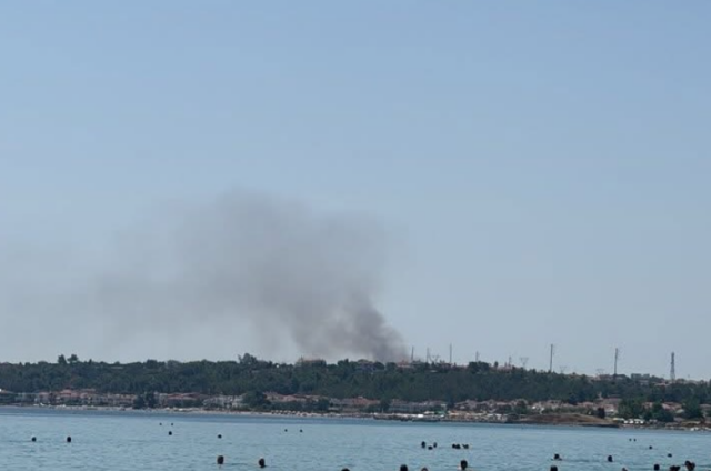 Φωτιά στη Ν. Φώκαια Χαλκιδικής, επιχειρούν 12 πυροσβέστες με έξι οχήματα