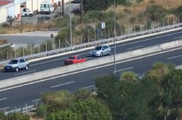 Οδηγός μπήκε στο αντίθετο ρεύμα στην Εθνική Οδό και δεν σταματούσε, δείτε βίντεο